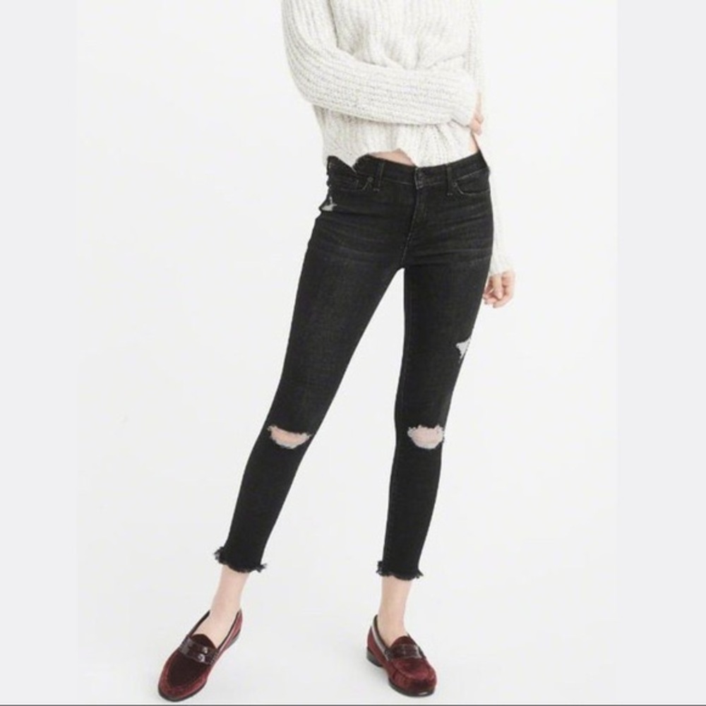 Abercrombie And Fitch Harper Low Rise Ankle Jeans